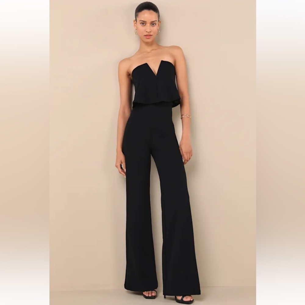 Lulu's Classic Black Jumpsuit